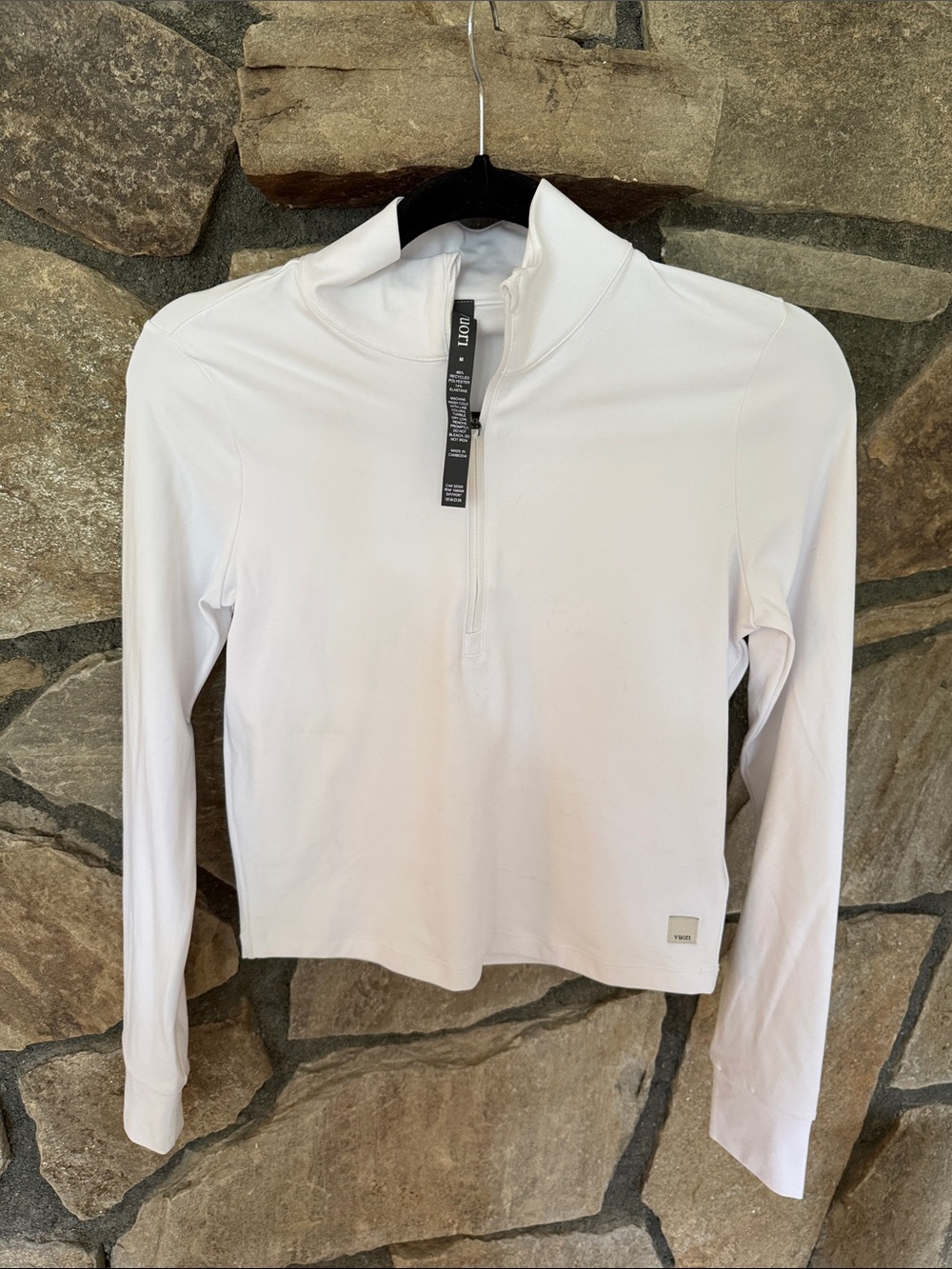 Vuori Studio Half Zip- White-Medium